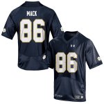 Notre Dame Fighting Irish Men's Alize Mack #86 Navy Under Armour Authentic Stitched College NCAA Football Jersey TNS3799EX